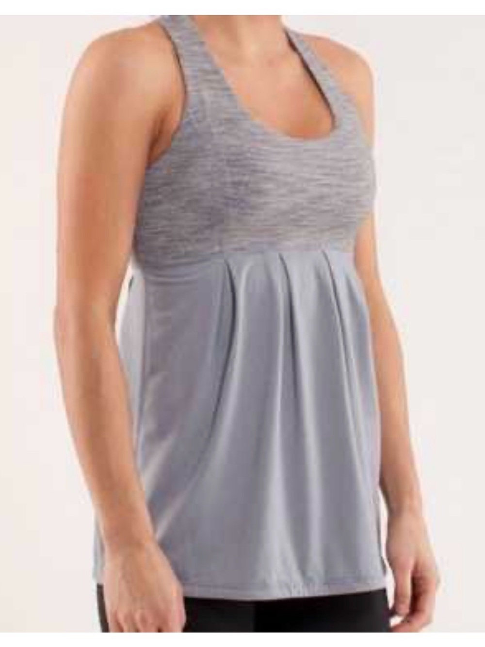 lululemon athletica 🍋 Power Dance tank in Heathered Gray Size 8